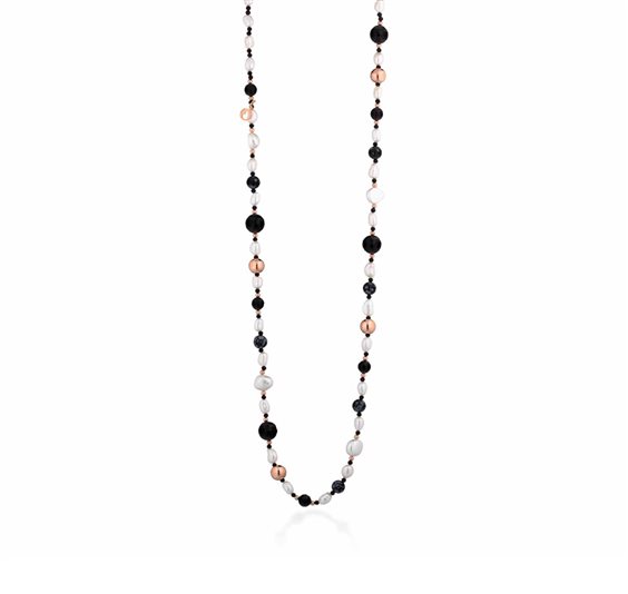 Collana Glamour Donna LELUNE GLAMOUR in Argento Perla LGNK544.3 - LGNK544.3